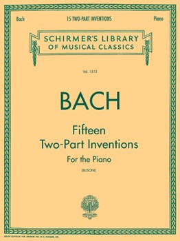 Inventions 2-part by Bach Johann Sebastian - Busoni Ferruccio - for Piano