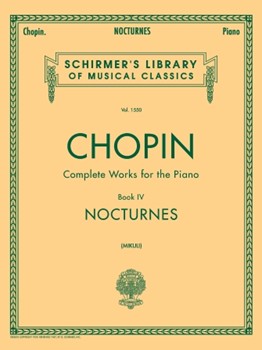 Nocturnes - Schirmer Library of Classics Volume 1550 Piano Solo piano