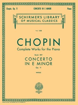 Concerto #1 Opus 11 E Minor by Chopin Frederic - Mikuli - for Piano