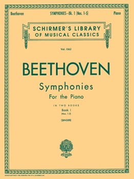 Symphonies Book 1 by Beethoven Ludwig van - Singer - for Piano