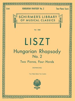 Hungarian Rhapsody No. 2 (set) - Schirmer Library of Classics Volume 1568 Piano Duet 2P4H