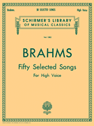 50 Selected Songs - Schirmer Library of Classics Volume 1582 High Voice