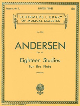 18 Studies Opus 41 by Andersen J - Barrere Georges - for Flute Method