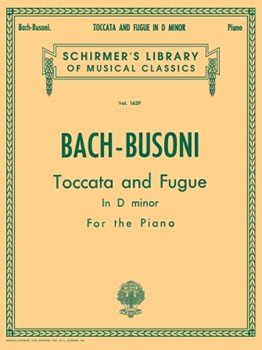 Toccata & Fugue In D Minor by Bach Johann Sebastian - Busoni Ferruccio - for Piano