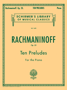 10 Preludes, Op. 23 - Schirmer Library of Classics Volume 1630 Piano Solo