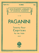24 Caprices, Op. 1 - Schirmer Library of Classics Volume 1663 Violin Solo Violin