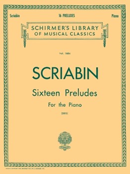 16 Preludes by Scriabin Alexander for