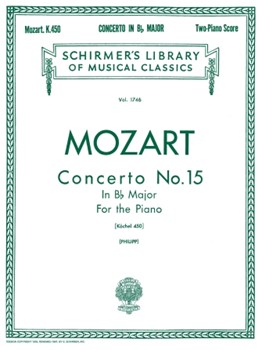 Concerto #15 K450 B Flat Major by Mozart Wolfgang Amadeus - Philipp - for 2 Piano 4 Hands