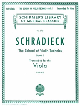 Sevcik - School of Violin Technics, Op. 1 - Book 1, Transcribed for Viola