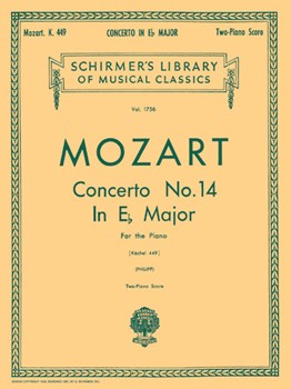 Concerto #14 K449 E-flat Major by Mozart Wolfgang Amadeus - Philipp - for 2 Piano 4 Hands