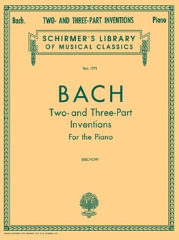 2 & 3-part Inventions & Sinfonias by Bach Johann Sebastian - Bischoff - for Piano