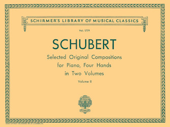 Selected Original Compositions Book 2 for 1p4h by Schubert for 1 Piano 4 Hands