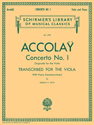 Concerto No. 1 - Schirmer Library of Classics Volume 1785 Viola and Piano Reductio