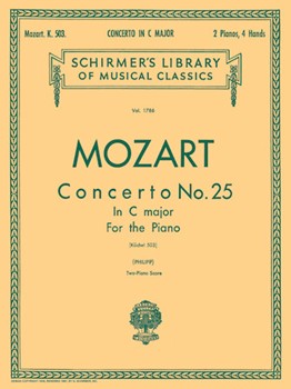 Concerto #25 K503 C Major by Mozart Wolfgang Amadeus - Philipp - for 2 Piano 4 Hands
