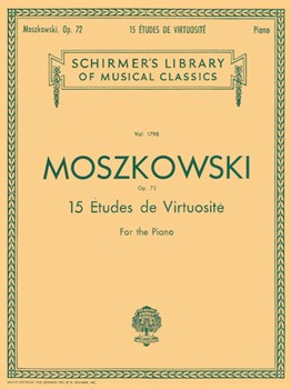 15 Etudes De Virtuosite Opus 72 by Moszkowski Moritz for Piano