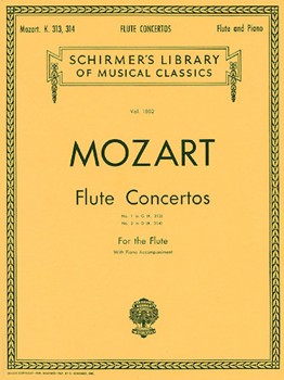 Schirmer Library of Classics Volume 1802 - Schirmer Library of Classics Volume 1802 Flute & Piano Flute