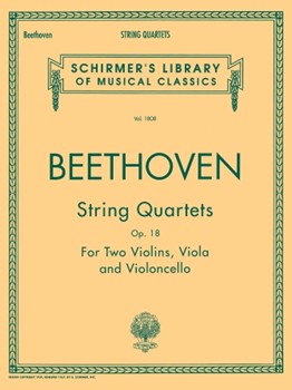 String Quartets Opus 18 #1-6 by Beethoven Ludwig van for Str Quartet