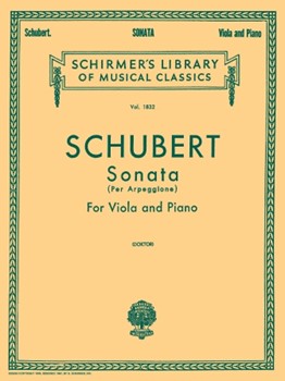 Arpeggione Sonata In A Minor D 821 by Schubert Franz - Doktor Paul - for Viola and Piano