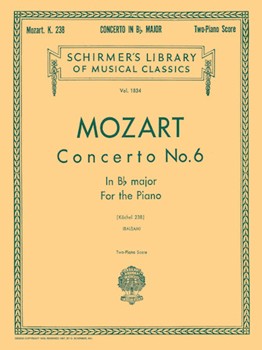 Concerto #6 K238 B-flat Major by Mozart Wolfgang Amadeus - Balsam - for 2 Piano 4 Hands