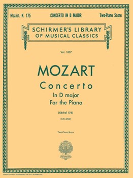 Concerto No. 5 in D, K.175 - Schirmer Library of Classics Volume 1837 Piano Duet