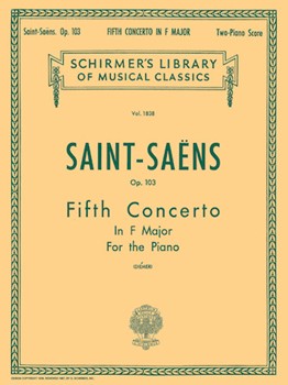 Concerto #5 Opus 103 F Major by Saint-Saens Camille - Diemer Emma Lou - for 2 Piano 4 Hands