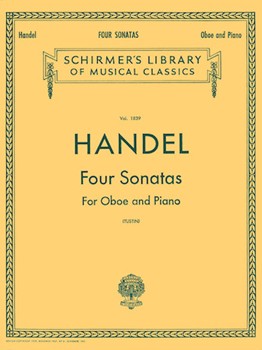 4 Sonatas by Handel George Frideric - Tustin Whitney - for Oboe and Piano