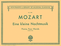 G Schirmer Mozart  LB1842 Eine Kleine Nachtmusik (K. 525) - Piano Duet - 1 Piano  / 4 Hands