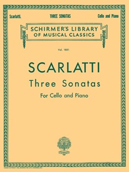 3 Sonatas by Scarlatti for Cello Solo