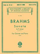 Sonata in F Minor, Op. 120, No. 1 - Schirmer Library of Classics Volume 1862 Score and Parts Clarinet