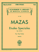 Mazas Etudes Speciales Op 36 Book 1 Viola