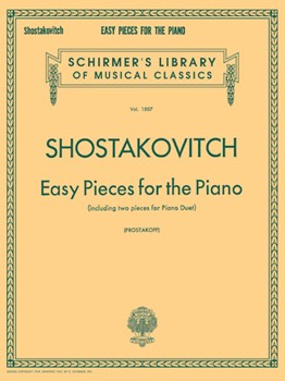 Easy Pieces for the Piano (including 2 Pieces for Piano Duet) by Shostakovich Dmitri for