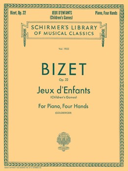 Jeux D'enfants Opus 22 by Bizet Georges - Goldberger - for 1 Piano 4 Hands