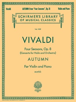Autumn (Four Seasons Op 8) [violin]