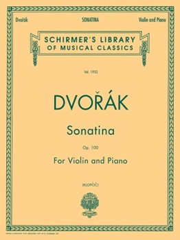 Sonatina Opus 100 by Dvorak Antonin - Klopcic Rok - for Violin and Piano