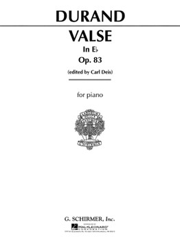 Valse Opus 83 E-flat by Durand - Deis - for Piano