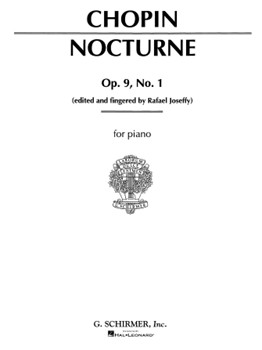 Nocturne Opus 9 #1 B-flat Minor by Chopin Frederic - Joseffy - for Piano