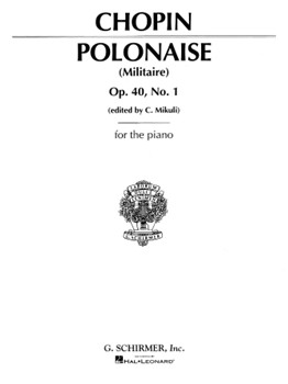 Polonaise Opus 40 #1 A Major Military by Chopin Frederic - Mikuli - for Piano