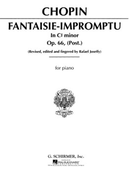Fantaisie-Impromptu Opus 66 C# Minor by Chopin Frederic - Joseffy - for Piano