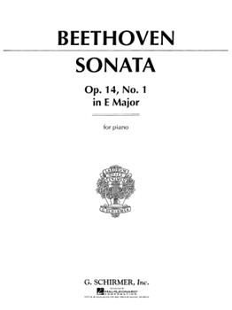 Sonata Opus 14 #1 E Major by Beethoven Ludwig van - Von Bulow - for Piano