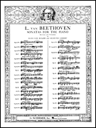 Hal Leonard Beethoven L Von Bulow  Sonata in G Minor, Op. 49, No. 1 - Piano Solo Sheet