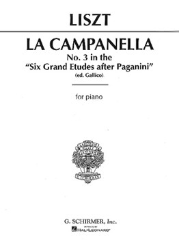 La Campanella (#3 Of Grandes Etudes De Paganini) by Liszt Franz for Piano