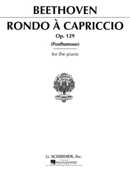 Rondo A Capriccio Opus 129 by Beethoven Ludwig van - Hertzmann - for Piano
