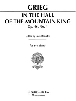 In The Hall Of The Mountain King by Grieg Edvard - Oesterle - for Piano