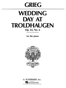 Wedding Day At Troldhaugen by Grieg Edvard for Piano