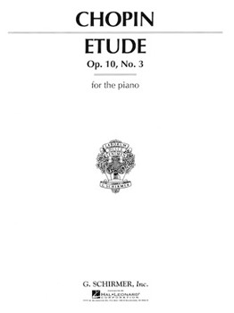 Etude Opus 10 # 3 E Major by Chopin Frederic - Friedham - for Piano