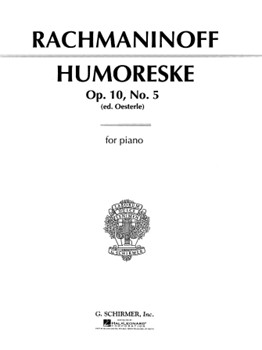 Humoresque Opus 10 #5 by Rachmaninoff Sergei - Oesterle - for Piano