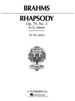 Rhapsody Opus 79 #2 G Minor by Brahms Johannes - Gebhard - for Piano