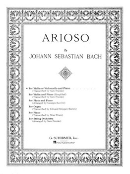 Arioso by Bach Johann Sebastian - Franko Sam - for Violin and Piano