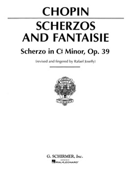 Scherzo Opus 39 C# Minor by Chopin Frederic - Joseffy - for Piano