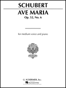 G Schirmer Schubert F   Ave Maria - Medium in A-flat - Vocal Score